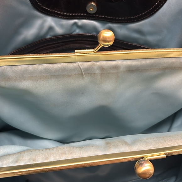 Coach 12520 Ergo Pleated framed patent leather satchel - Picture 11 of 13